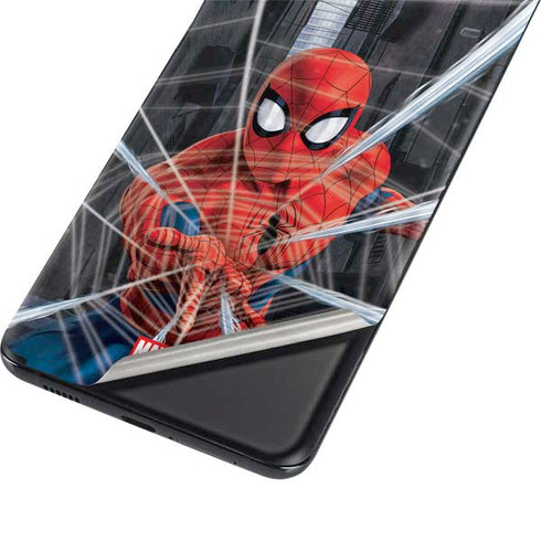 Marvel Spiderman Web Throw Galaxy S21 Plus 5G Skin